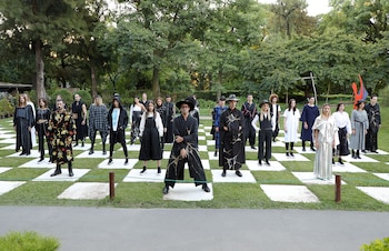 Cierre de desfile de Panni