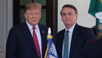 Donald Trump y Jair Bolsonaro (Reuters)