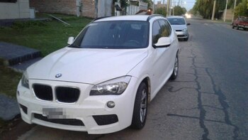 El BMW secuestrado