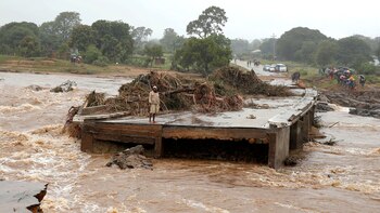Imagen de la devastación en