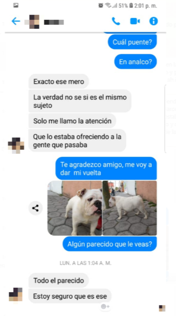 Un hombre escribió a Antonio