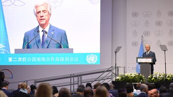 El presidente de Uruguay, Tabaré