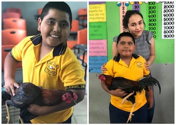 Esthefany Guadalupe Gutiérrez Hernández presumió el inusual regalo (Foto: Facebook)