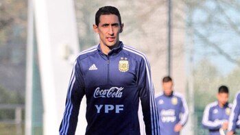 Ángel Di María sufrió desgarro en