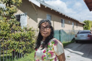 Odilia Romero, intérprete del zapoteco,