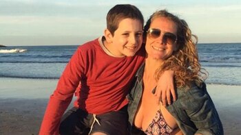 Nacho junto a Carla, su