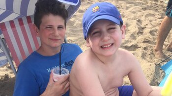 Nacho y Franco, su hermano