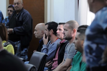 Sentencia del juicio a comisarios de la departamental La Plata por coimas (Fotos: Télam)