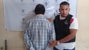 Miño tras ser detenido por