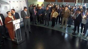 En rueda de prensa del