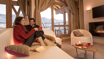 Una de las habitaciones del