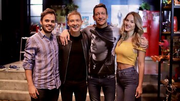 Benjamín Rojas, Adrián Suar, Nico