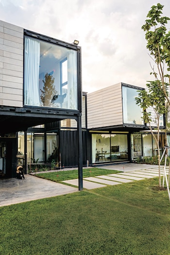 El ingreso a la casa