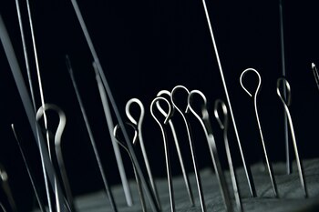 Agujas: buleteras, de boca, para