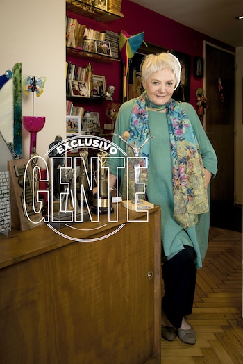 Claudia Lapacó en su monoambiente