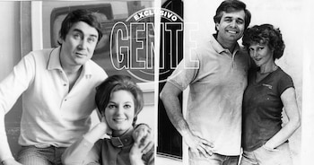 Lapacó con Rodolfo Bebán (en