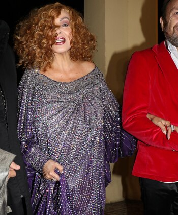 Beatriz Salomón, con el vestido