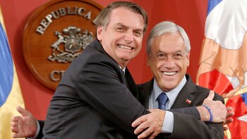 Jair Bolsonaro y Sebastián Piñera