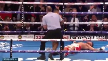 El francés perdió por nocaut