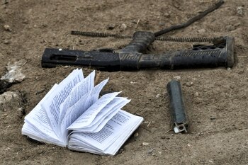 Un libro escrito en árabe