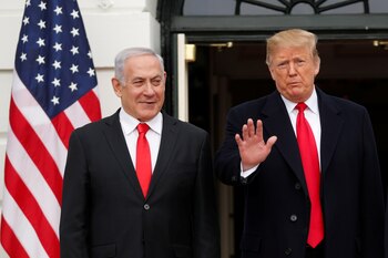 Netanyahu agradeció a Trump el
