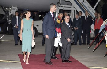 Letizia aterrizó en Buenos Aires