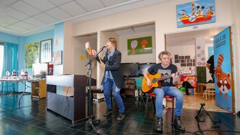 Hilda Lizarazu estuvo presente en