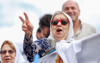 Hebe de Bonafini brindó un