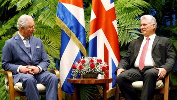 Carlos fue recibido por Díaz