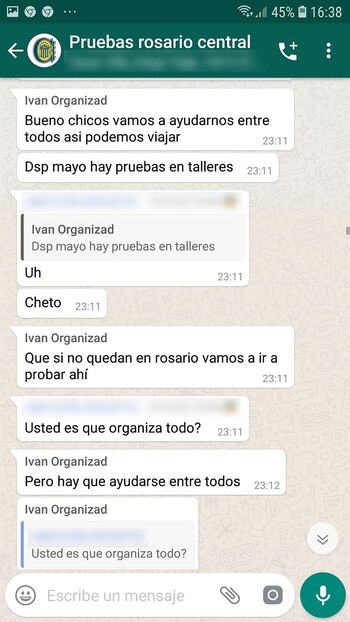 “Después en mayo hay prueba