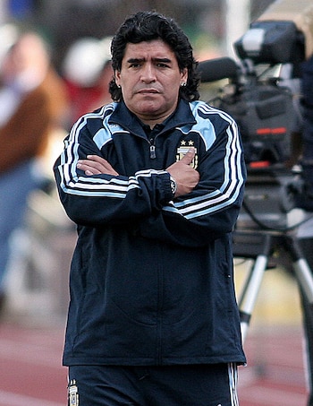 El gesto de Maradona en