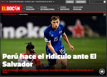 “Perú hace el ridículo ante