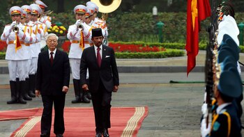 El sultán de Brunei Hassanal