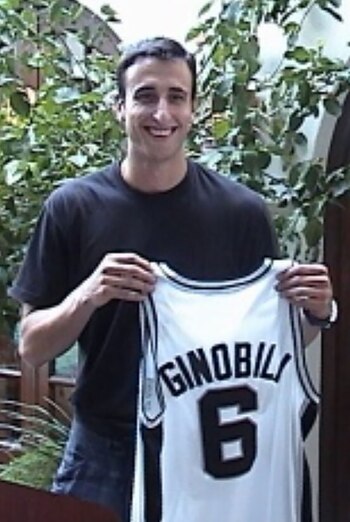 Manu Ginóbili había sido presentado