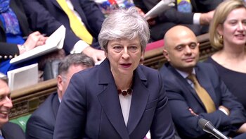La primera ministra británica, Theresa