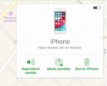 Para hacer sonar el iPhone