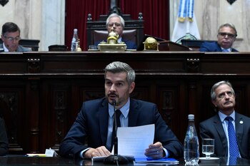 Marcos Peña ayer en el