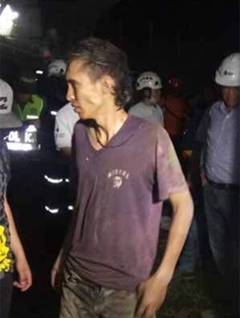 El habitante de calle identificado como Edison Enrique, de 24 años de edad, fue llevado a un centro de salud para ser valorado.