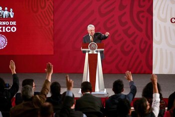 El presidente de México, Andrés