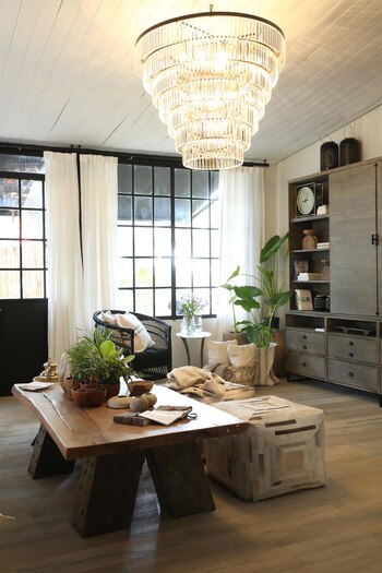 El family-room de Susana Piazza.