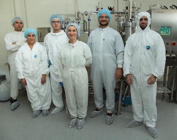 El equipo de científicos a