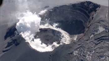 La última erupción del Popocatéptl