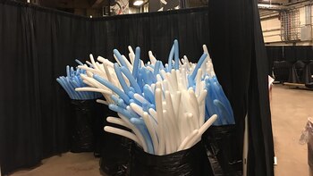 El cotillón con los colores