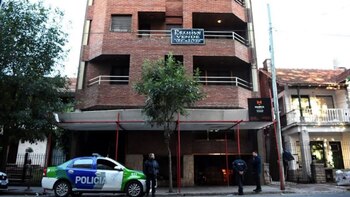 Los damnificados junto a la