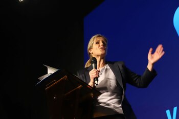 La fundadora del partido “Valores