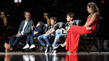 Ginóbili le dedicó un momento