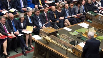 Una sesión en el Parlamento