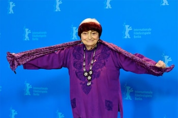 La artista posa para las