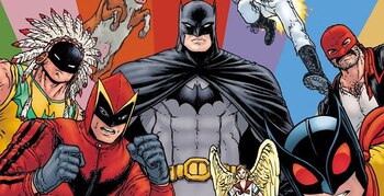 Batman, Incorporated. A la derecha,