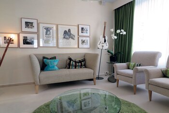 Hoy se encuentra decorada con fotos